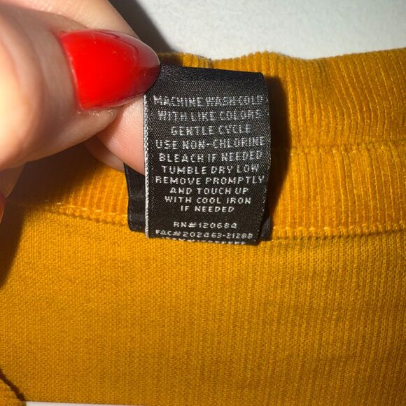 Disney Winnie The Pooh Corduroy Embroidered Button Down Shirt - Orange XL - Picture 11 of 11